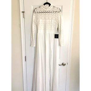 ✨BRIDAL✨ENGAGEMENT SHOOT✨SHOWER✨ white Lulu’s maxi